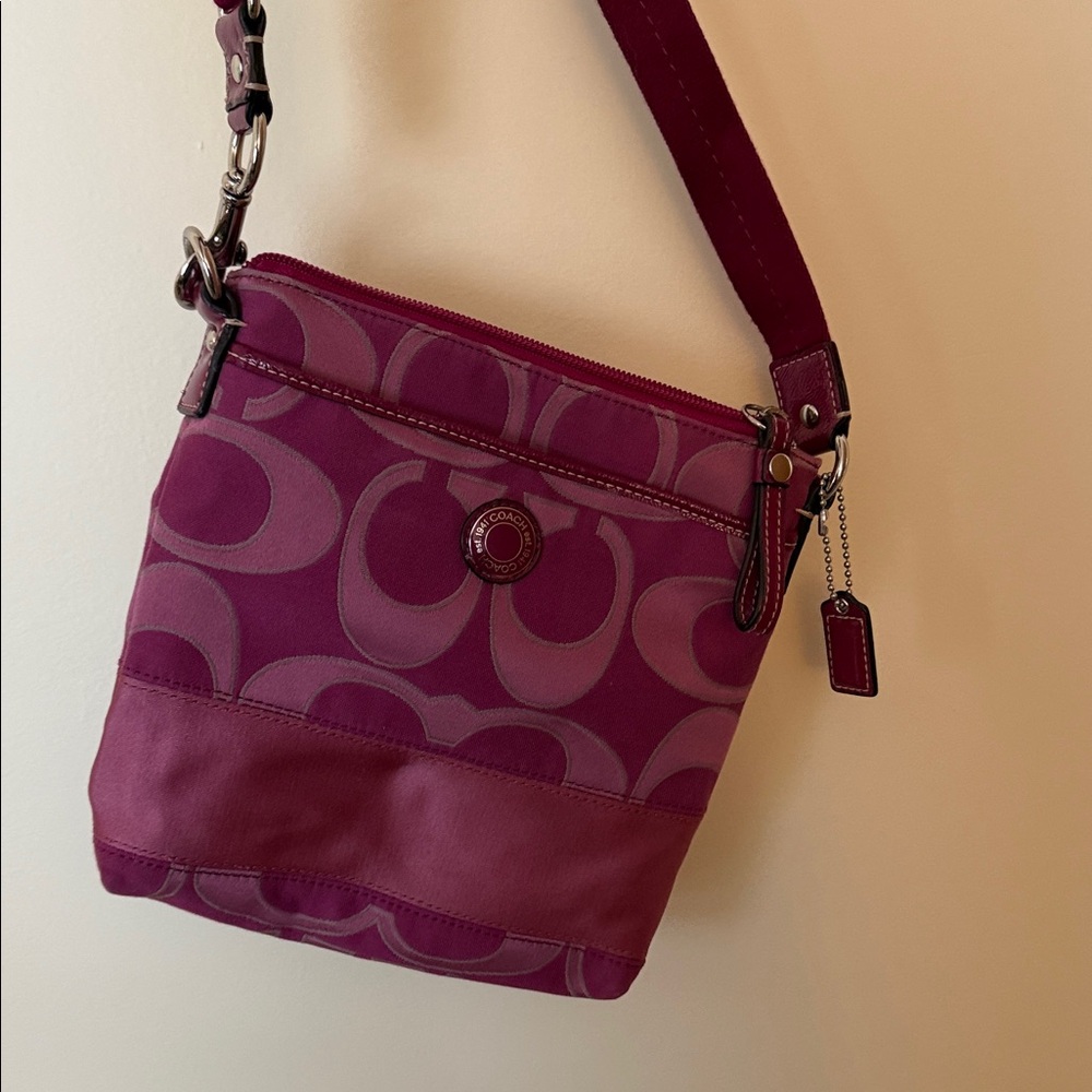 Coach Magenta Crossbody Bag